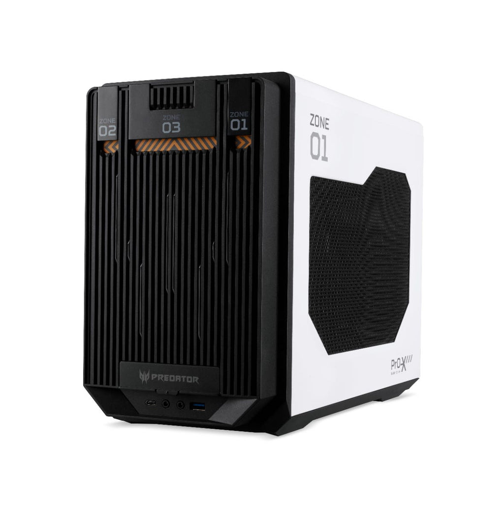 Acer DC.Z3XEE.001 unité centrale Bureau Noir, Blanc