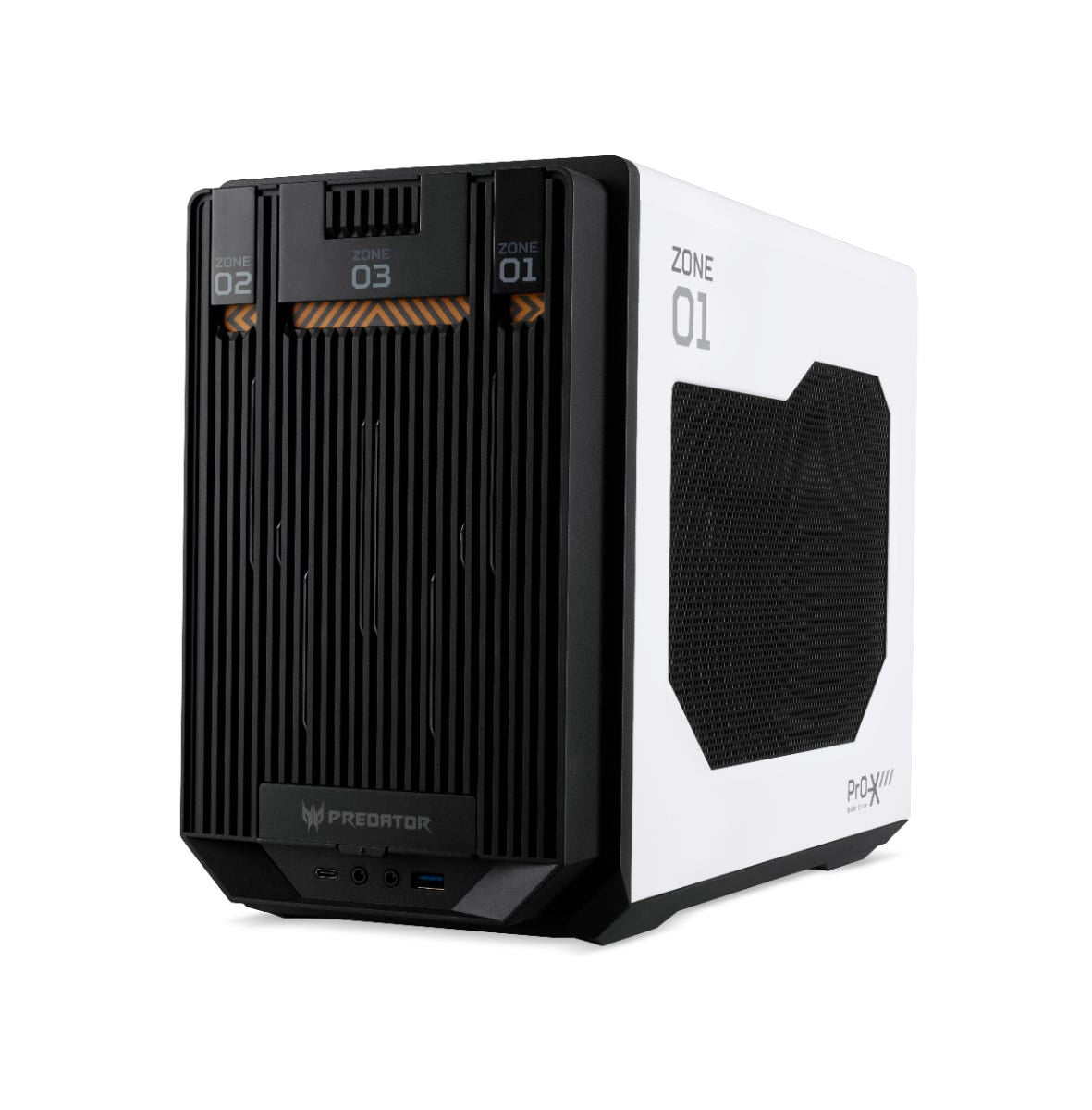 Acer DC.Z3XEE.001 unité centrale Bureau Noir, Blanc