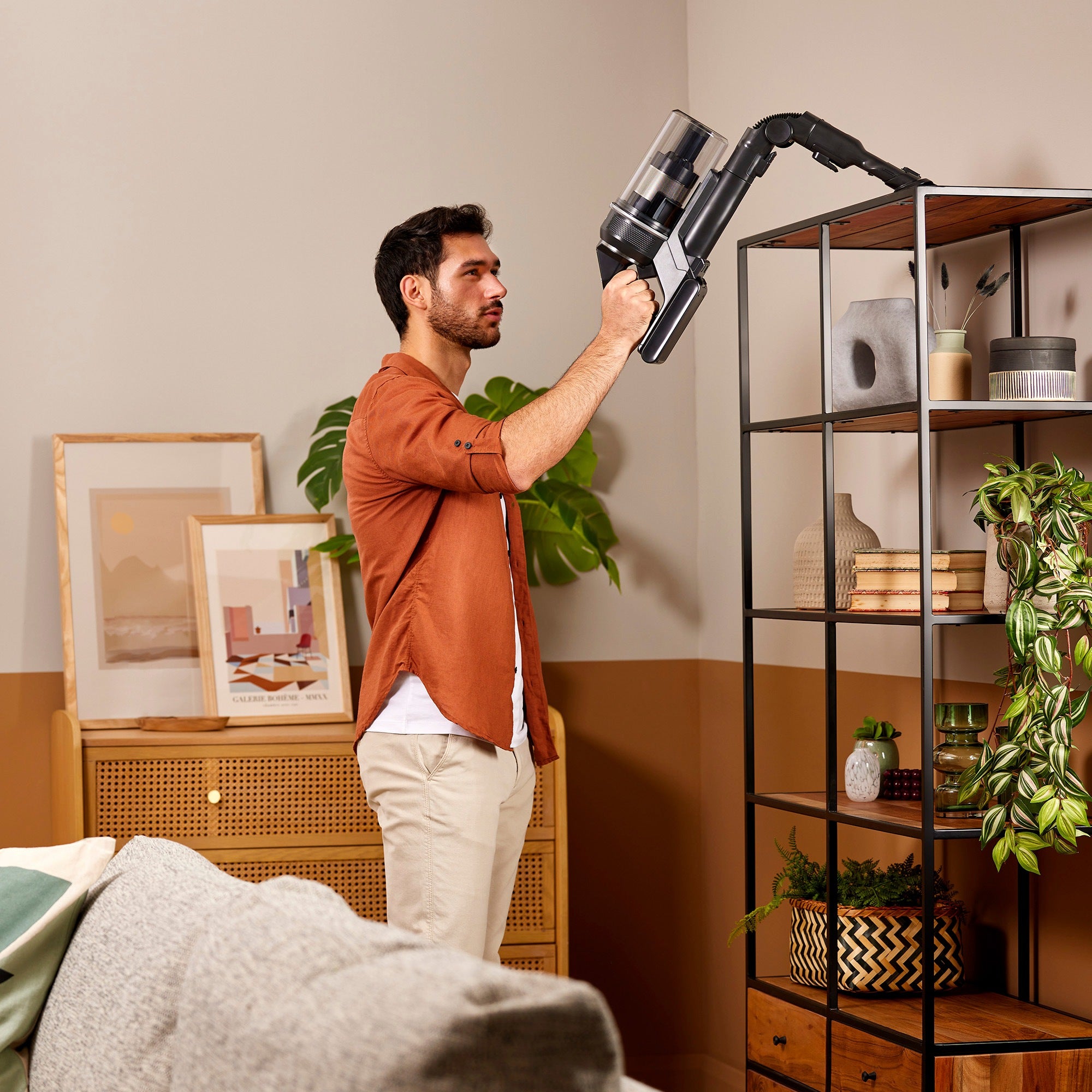 Samsung Samsung VS20C85G4PB Aspirateur-balai 2 en 1 Batterie Sec Micro Sans sac 550 W Bleu