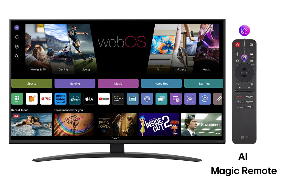 LG NanoCell AI 43NANO81A3A TV 109,2 cm (43") 4K Ultra HD Smart TV Wifi Noir