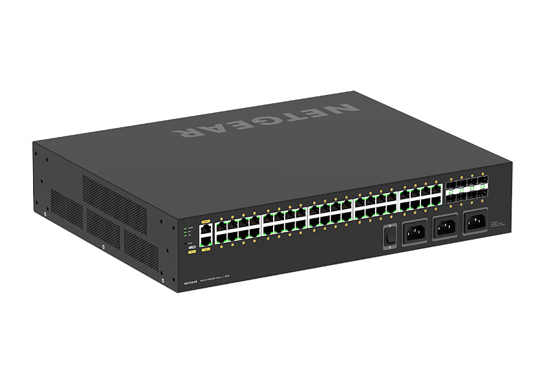 NETGEAR GSM4248UX Switch Gigabit Ethernet Géré L2/L3 PoE, 40 Ports RJ-45, 2U, Noir