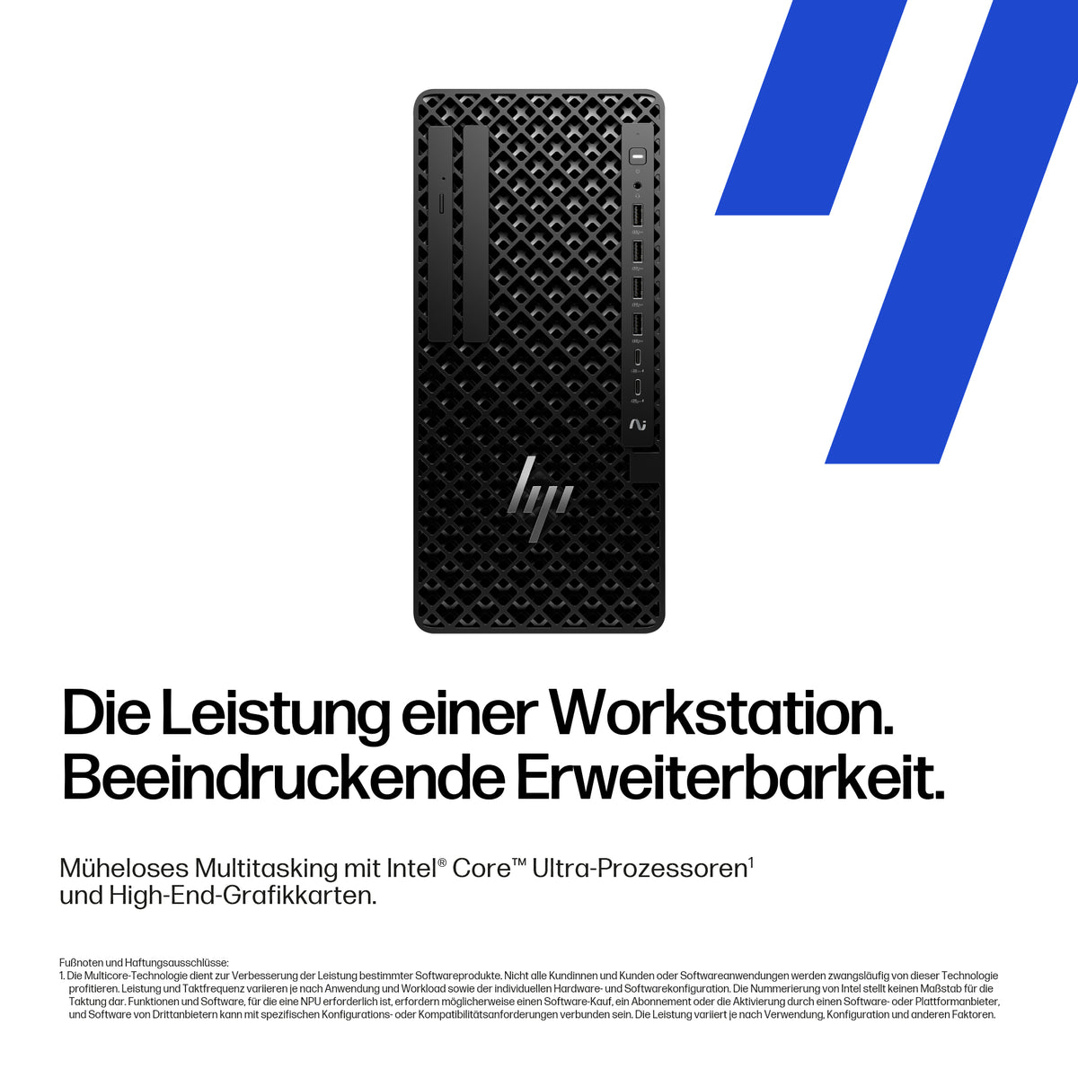 HP Workstation Z1 G1i Tower, Intel Core Ultra 5 245, 16GB RAM, 512GB SSD, Intel Graphics, Windows 11 Pro