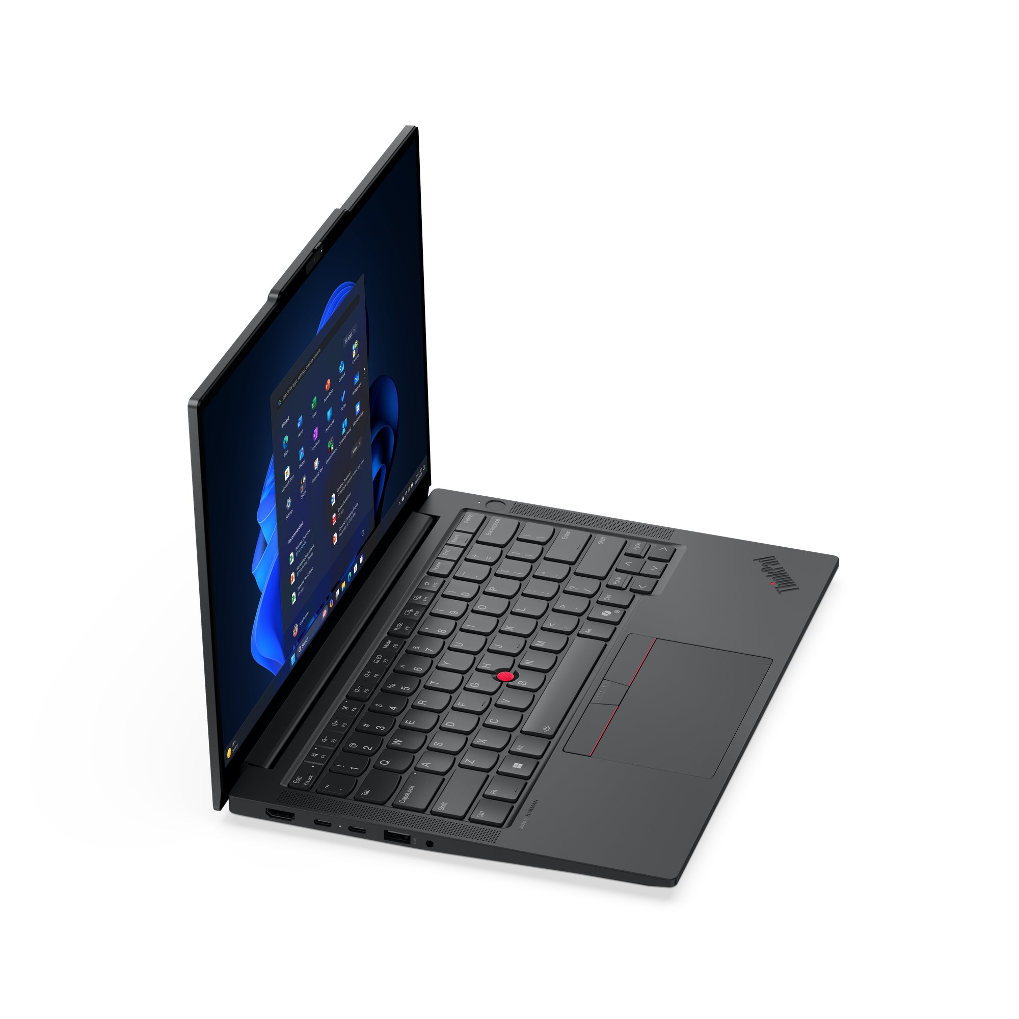 Lenovo ThinkPad E14 Gen 7 (AMD) AMD Ryzen™ 7 250 Ordinateur portable 35,6 cm (14") WUXGA 32 Go DDR5-SDRAM 512 Go SSD Wi-Fi 6E (802.11ax) Windows 11 Pro Nordique Noir