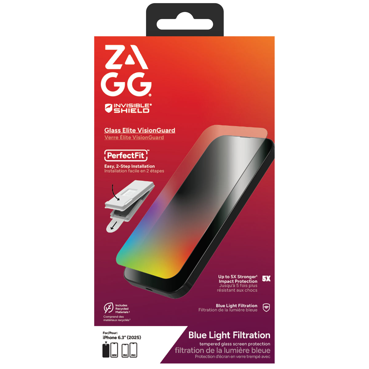 InvisibleShield Glass Elite VG Protection d'écran transparent Apple 1 pièce(s) - vue 4
