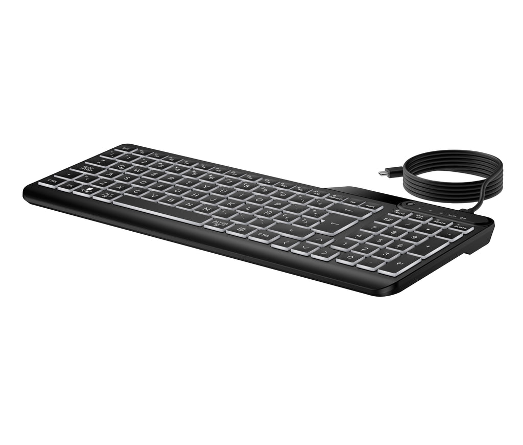 HP Clavier filaire rétroéclairé multi-appareil 405