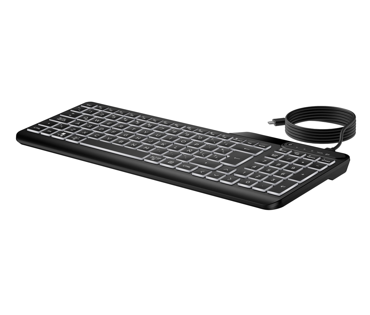 HP Clavier filaire rétroéclairé multi-appareil 405