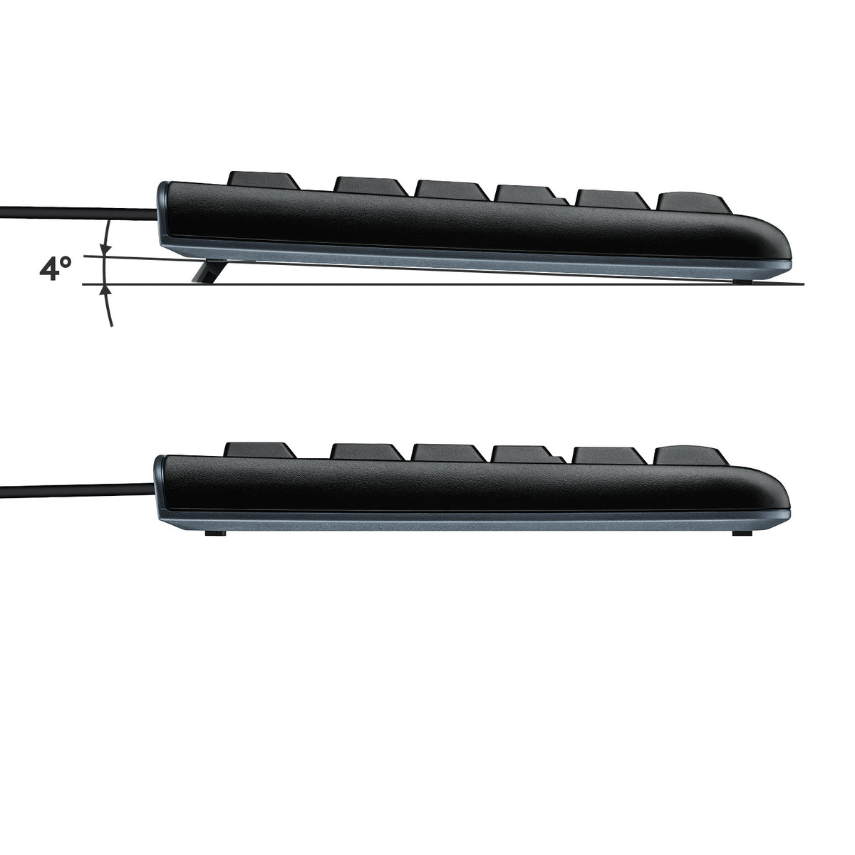 Logitech K120 Clavier Filaire, Disposition Belgique