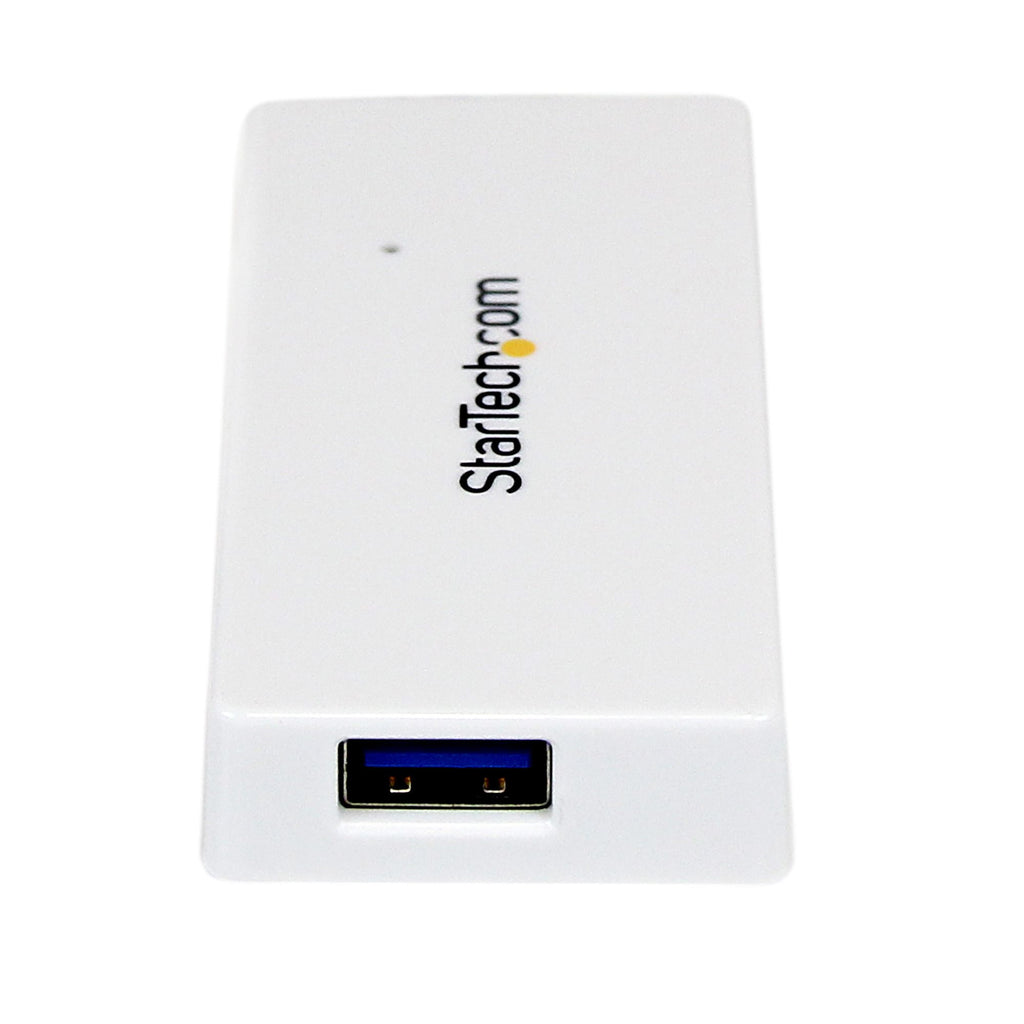 StarTech.com Hub USB 3.0 à 4 ports avec câble intégré - 5Gbps - Blanc - vue 4