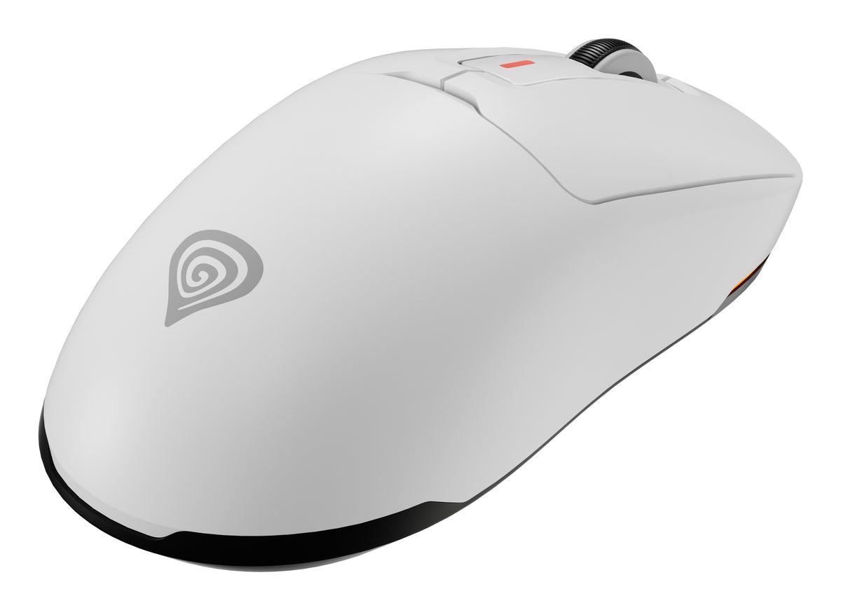 Souris Gaming Zircon 660 Droitier RF Wireless, Bluetooth et USB Type-A, Optique 12000 DPI, Blanche