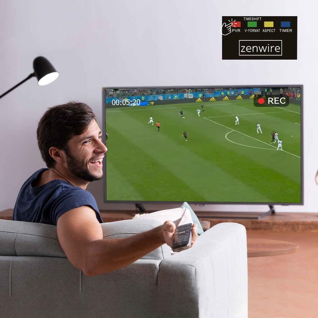 Récepteur satellite DVB-T2 HEVC H.265 WiFi pour la télévision terrestre Zenwire DVB-T2 Zenwire 002