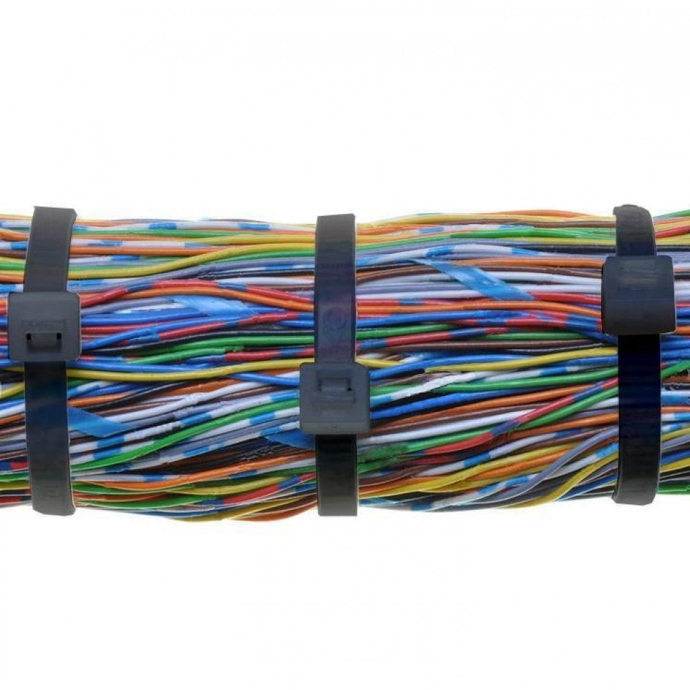 Techly 280 x 4.8mm serre-câbles Nylon Noir 100 pièce(s)