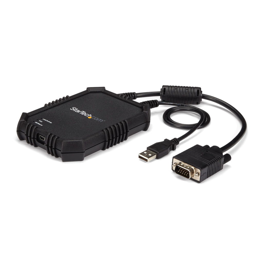 StarTech.com Adaptateur Crash Cart USB pour PC Portable avec Boîtier Durable, Console KVM, Transfert de Fichiers et Acqu