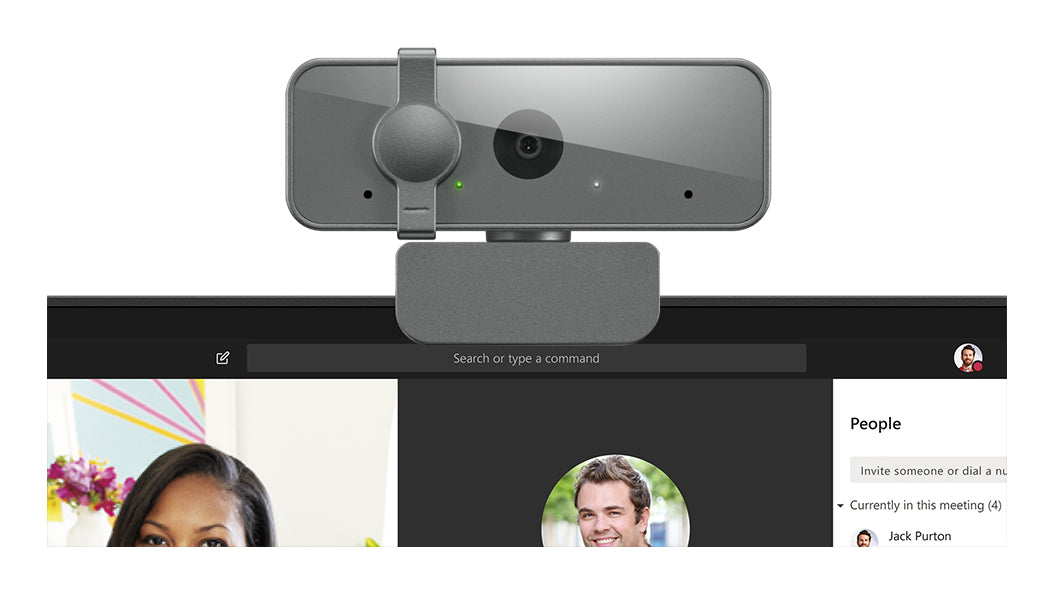 Lenovo GXC1S15023 webcam 1920 x 1080 pixels USB 2.0 Gris