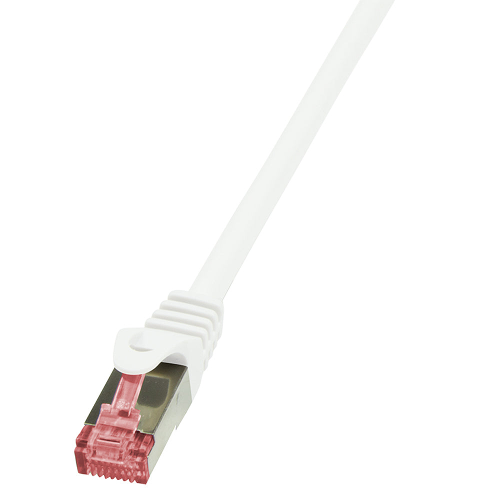 LogiLink 1m Cat.6 S/FTP câble de réseau Blanc Cat6 S/FTP (S-STP)