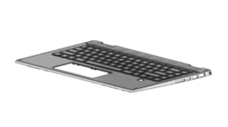 Boîtier et Clavier Compatible Référence L53785-DH1, Rétroéclairé, Disposition Nordique, pour Pavilion x360 14-dh