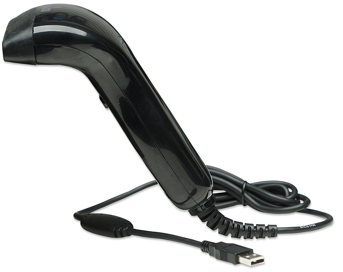Manhattan Scanner de codes-barres CCD filaire, USB, largeur de lecture 80 mm, câble 152 cm, luminosité ambiante max. 3 000 lux, noir, garantie 3 ans - vue 4