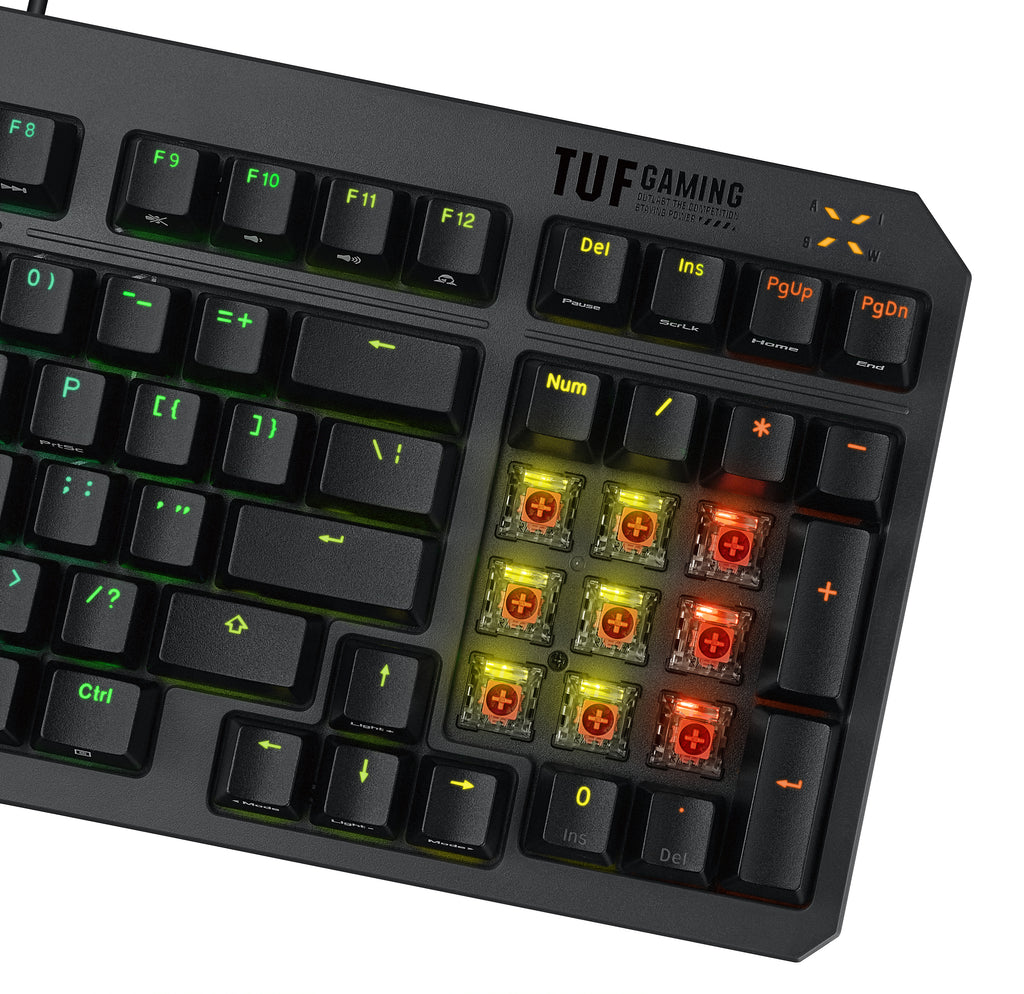 ASUS TUF Gaming K3 Gen II Clavier Gaming USB QWERTY Noir