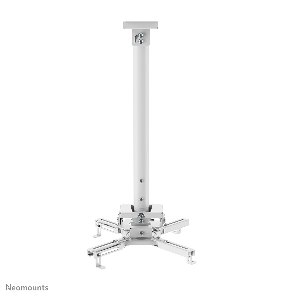 Neomounts Neomounts CL25-540WH1 Support de plafond pour vidéoprojecteur - h60.5-90.5 cm - installation facile - orientable