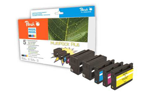 Peach Multipack Plus Compatible No. 932XL et 933XL avec Puce