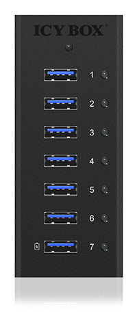 ICY BOX IB-AC618 USB 3.2 Gen 1 (3.1 Gen 1) Type-B 5000 Mbit/s Noir