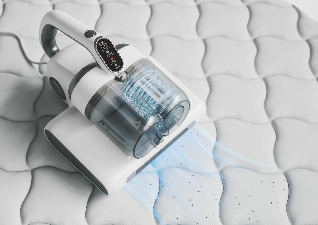 Hoover HMC510UV 011 aspirateur de table Sage, Blanc Sans sac