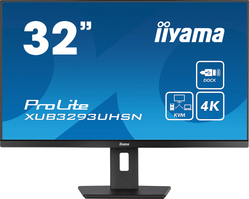 iiyama ProLite XUB3293UHSN-B5 écran plat de PC 80 cm (31.5") 3840 x 2160 pixels 4K Ultra HD LCD Noir - vue 2