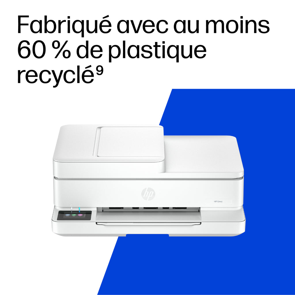Imprimante Couleur Tout-en-Un Sans Fil ENVY 6530e, Impression Photo et Instant Ink