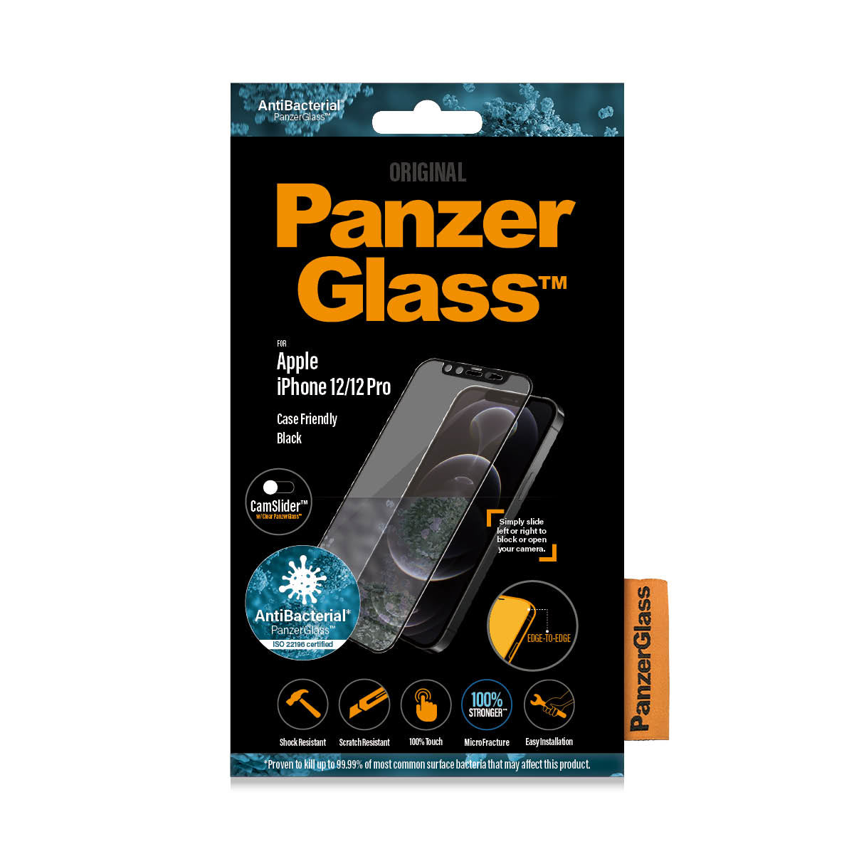 PanzerGlass 2714 Protection d'Écran et Arrière Transparente pour iPhone 12 et iPhone 12 Pro