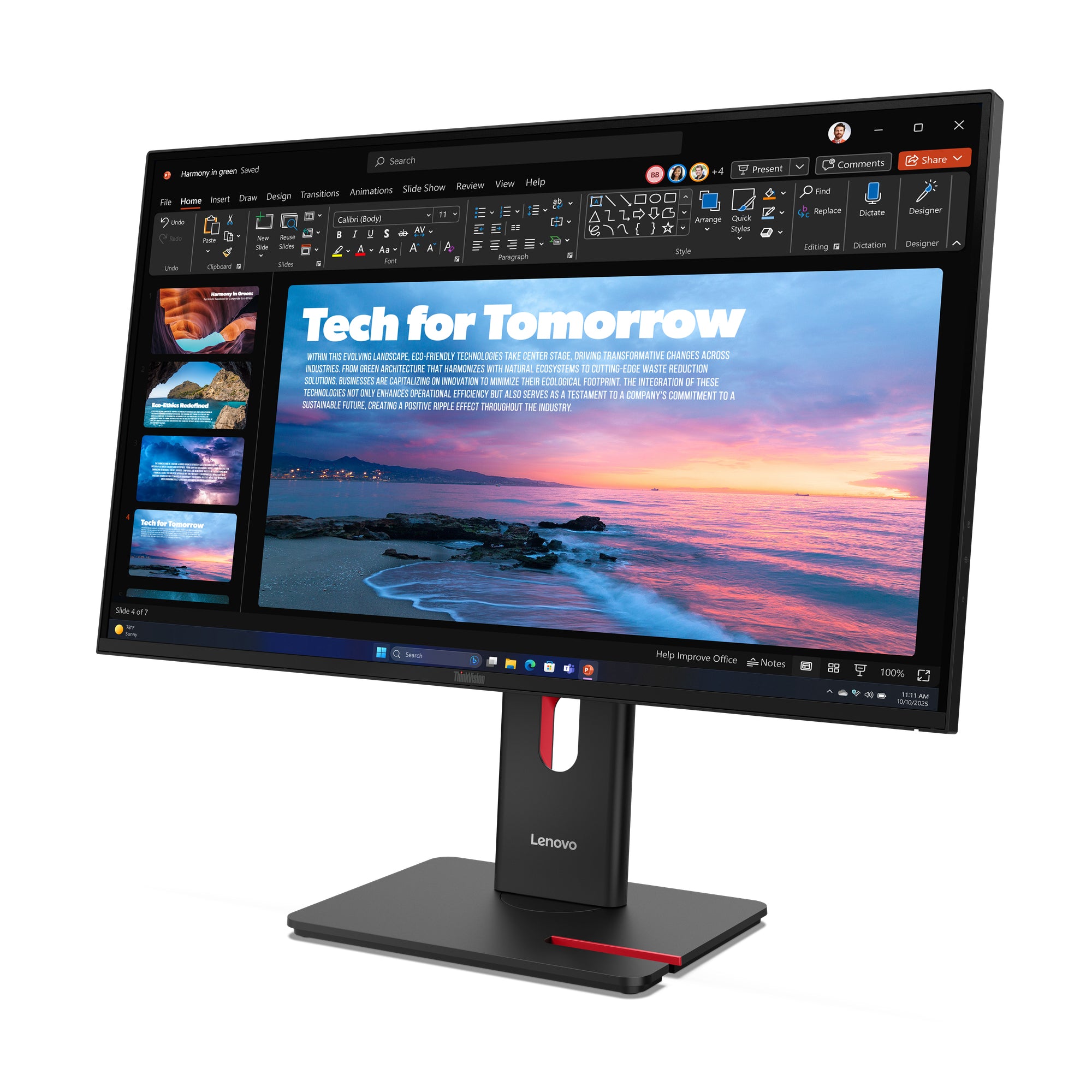 Lenovo ThinkVision T27QD-40 Moniteur