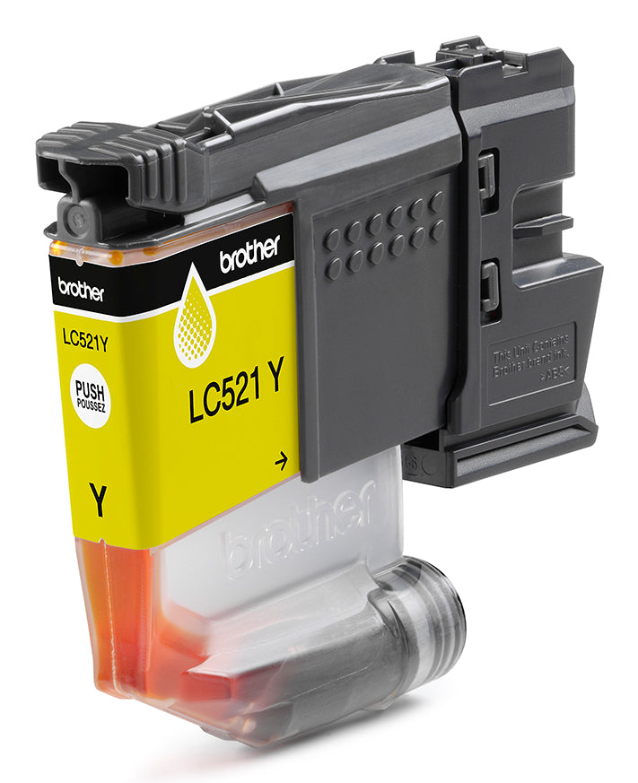 Brother LC521Y Cartouche d'encre originale - Jaune