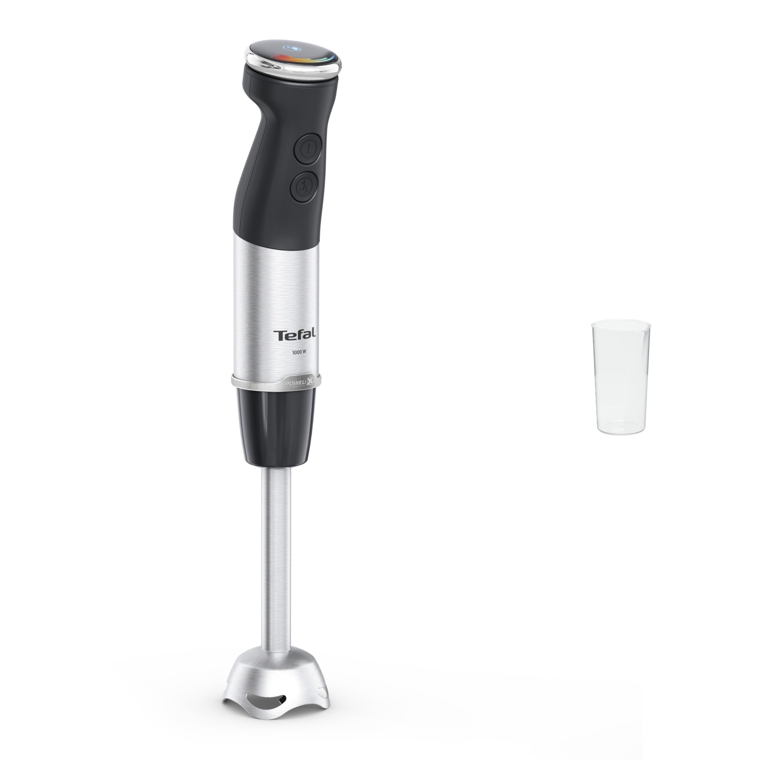Tefal Quickchef+ HB671830 blender Mélangeur par immersion 1000 W Noir, Acier inoxydable