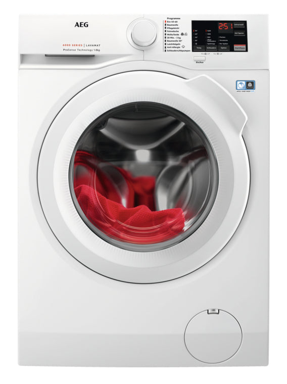 AEG Series 6000 L6FBF51488 machine à laver Charge avant 8 kg 1400 tr/min Blanc