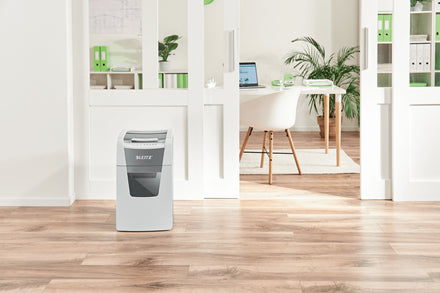 Leitz 80130000 destructeur de papier Destruction croisée 55 dB 22 cm Gris, Blanc