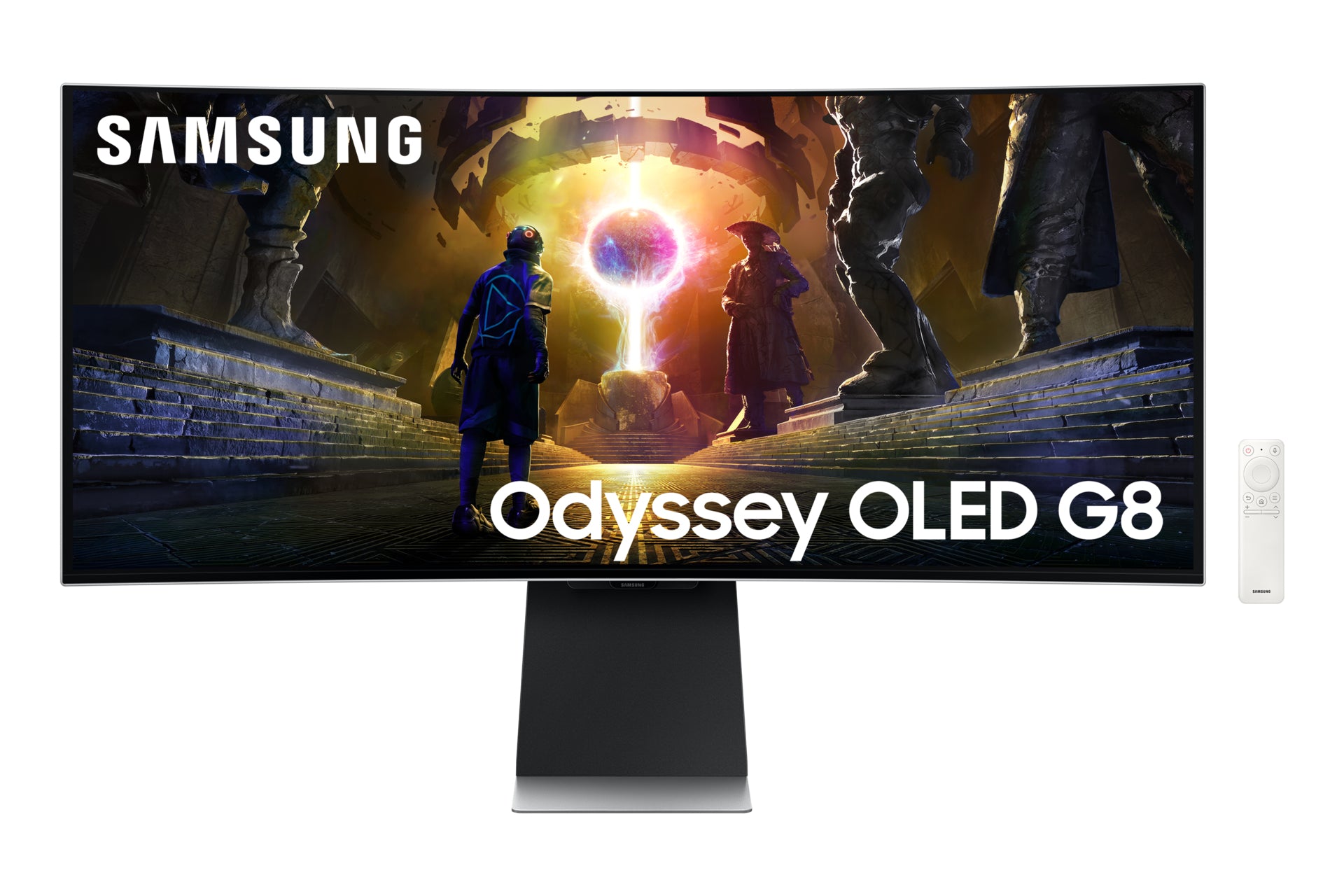 Samsung Samsung G85SD écran plat de PC 86,4 cm (34") 3440 x 1440 pixels UltraWide Quad HD OLED Argent