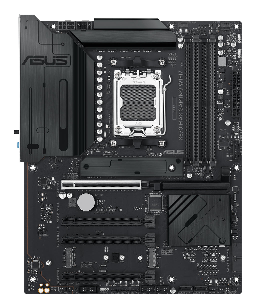 ASUS X870 MAX GAMING WIFI7 Carte Mère AMD X870 Socket AM5 ATX