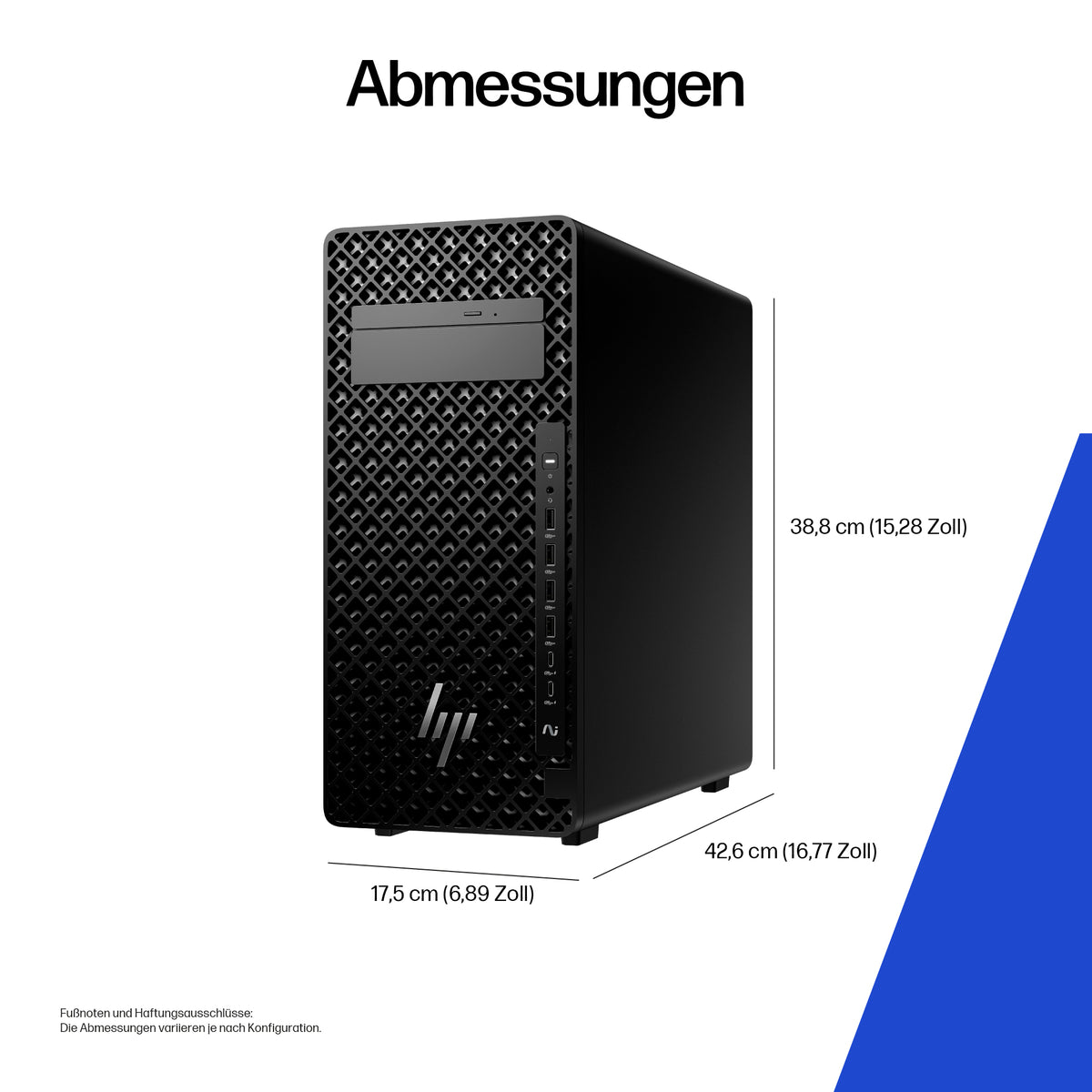 Hewlett-Packard HP Workstation Z2 G1i Tower, Intel Core Ultra 9 285K, 64GB RAM, 1TB SSD, Intel Graphics, Windows 11 Pro