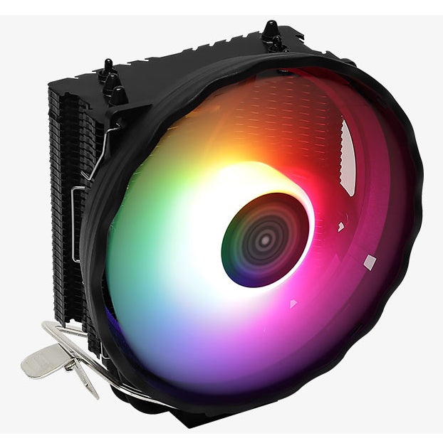 Aerocool Rave 3 FRGB Processeur Refroidisseur d'air 12 cm Noir, Blanc 1 pièce(s)
