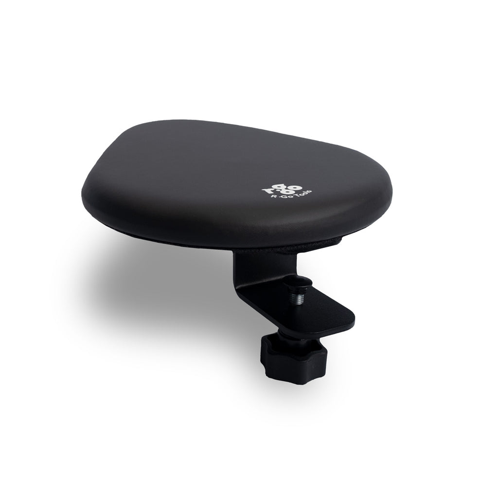 Accoudoir Ergonomique R-Go Split en Deux Parties, Réglable et Symétrique, Mousse Souple, Noir