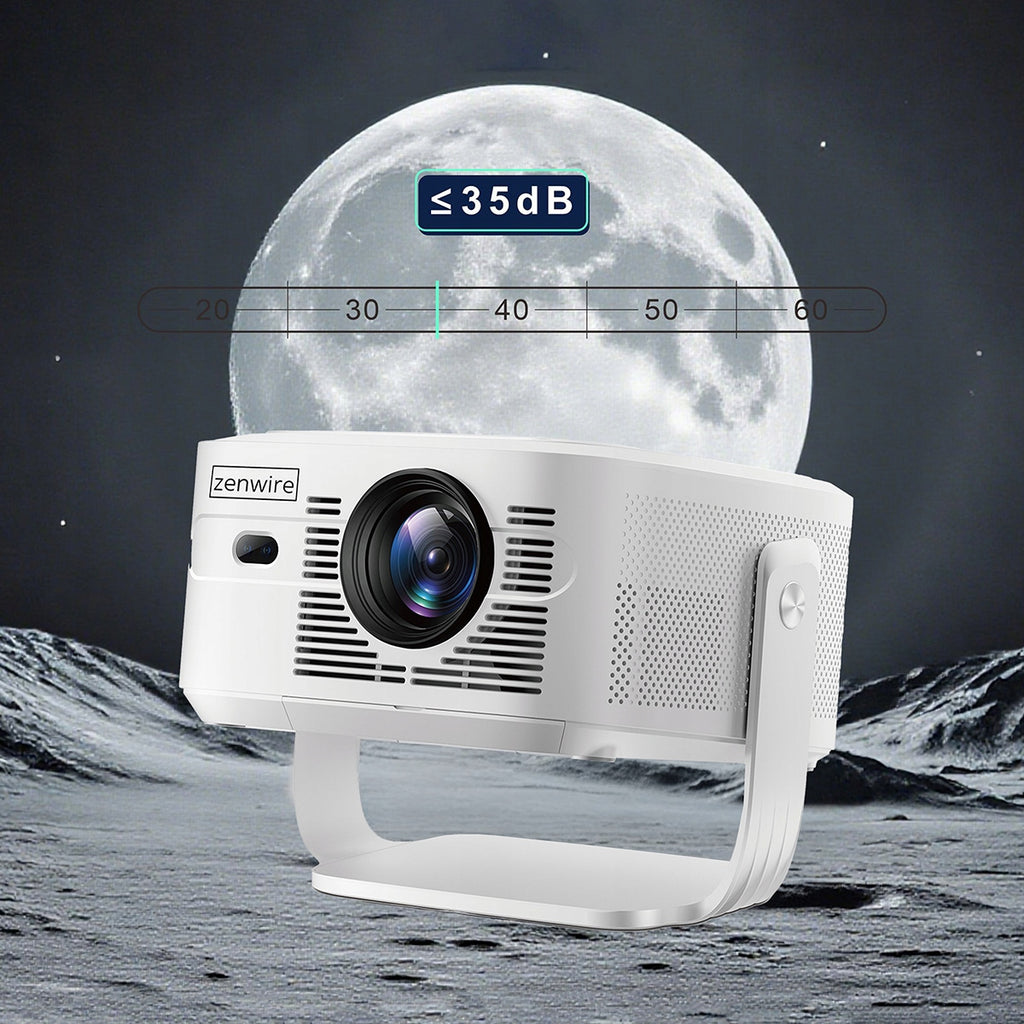 Mini-projecteur portable Android 14 avec Wi-Fi, Full HD, 4K et 8K pour téléphone Zenwire PrimeView IMC460 Pro