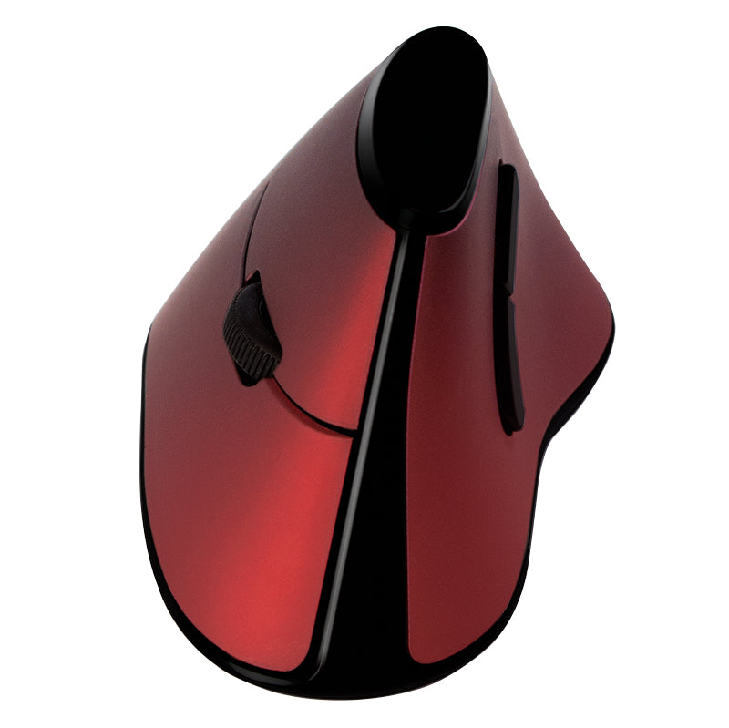 LogiLink Ergonomic Vertical Optisk Trådløs Sort Rød - vue 2