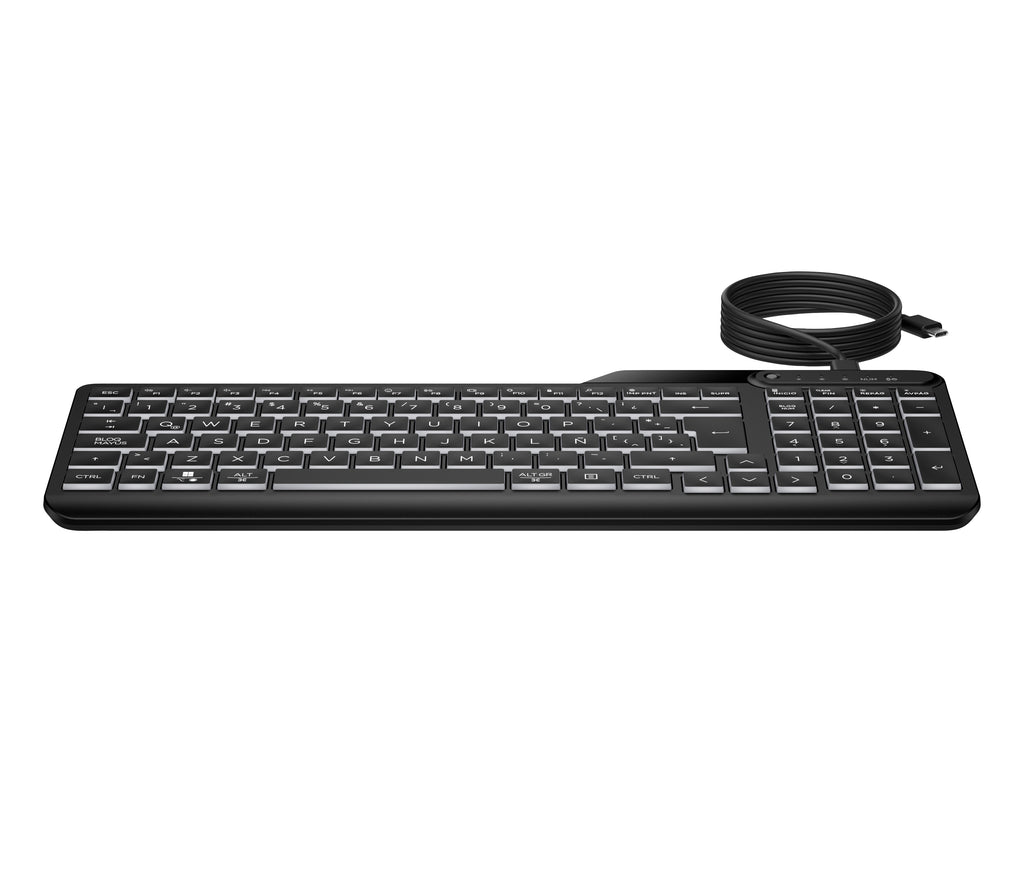 HP Clavier filaire rétroéclairé multi-appareil 405