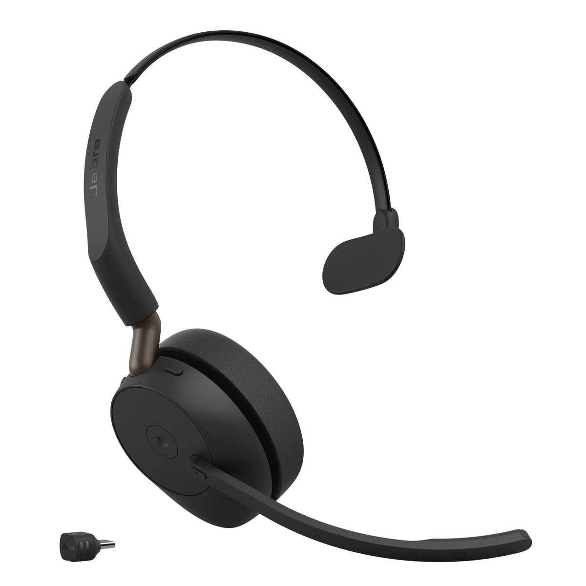 Jabra Evolve3 65 MS Trådløs Kablet Høretelefoner Sort