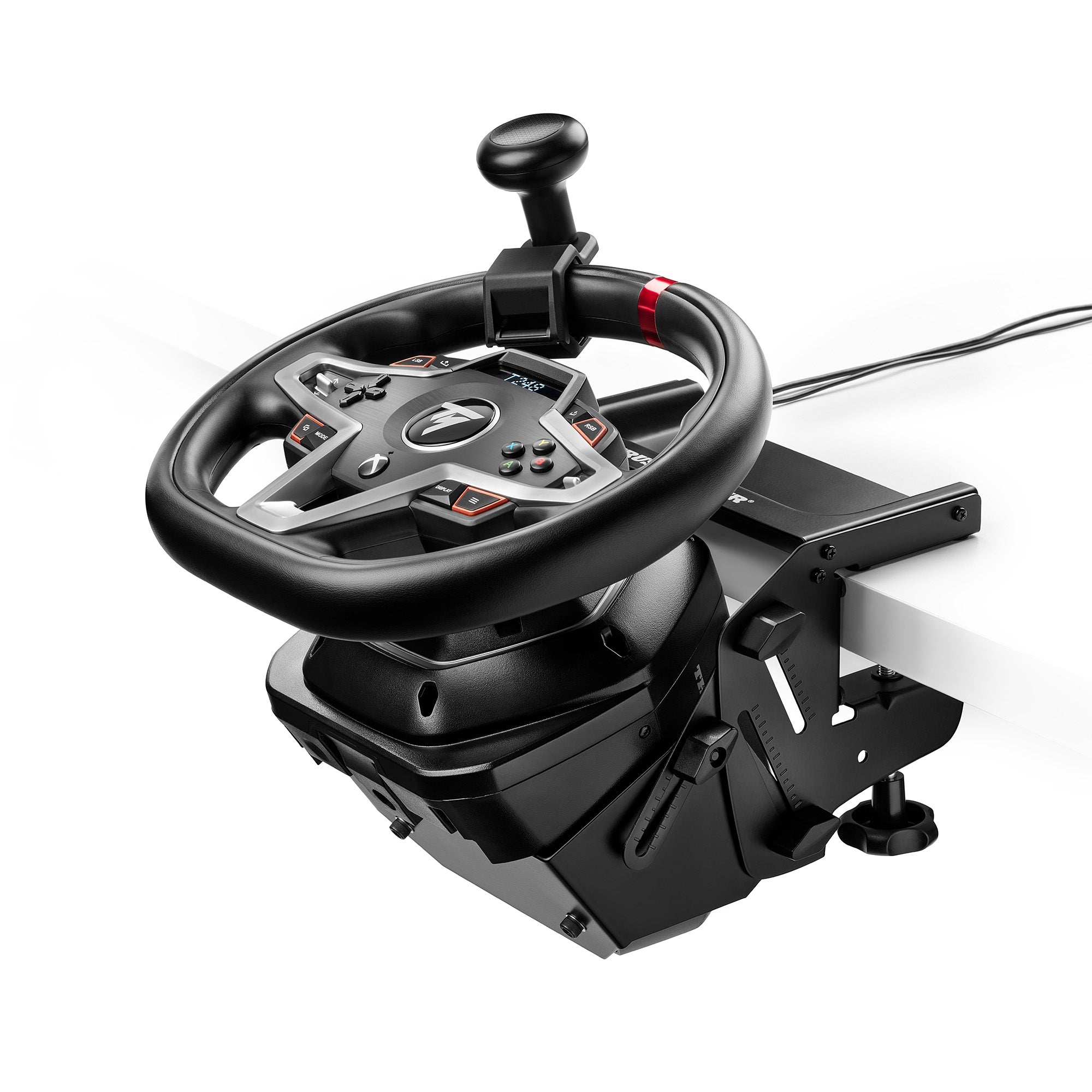 Thrustmaster SimTask Steering Kit, Support De Volant Racing Et Boule De Manœuvre Pour Conduite De Poids Lourds, Compatible T128 & T248