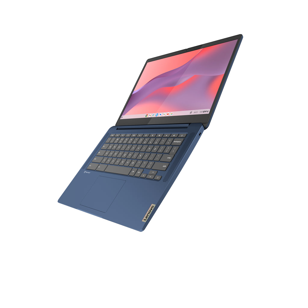 Lenovo IdeaPad Slim 3 Chrome 14M868 MediaTek Kompanio 520 Chromebook 35,6 cm (14") Full HD 4 Go LPDDR4x-SDRAM 64 Go eMMC Wi-Fi 6 (802.11ax) ChromeOS Bleu Allemand - vue 5