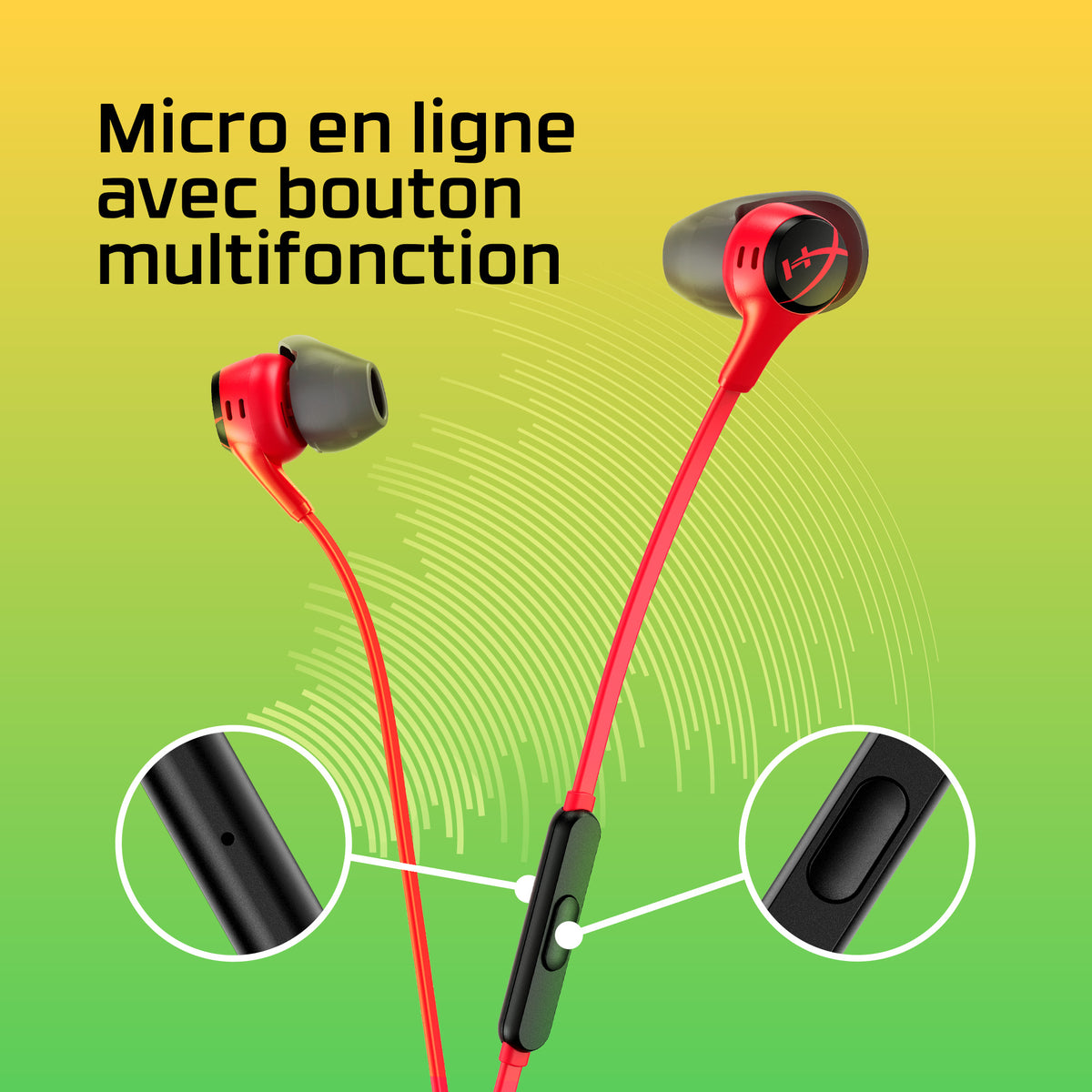 Écouteurs HyperX Cloud II RED