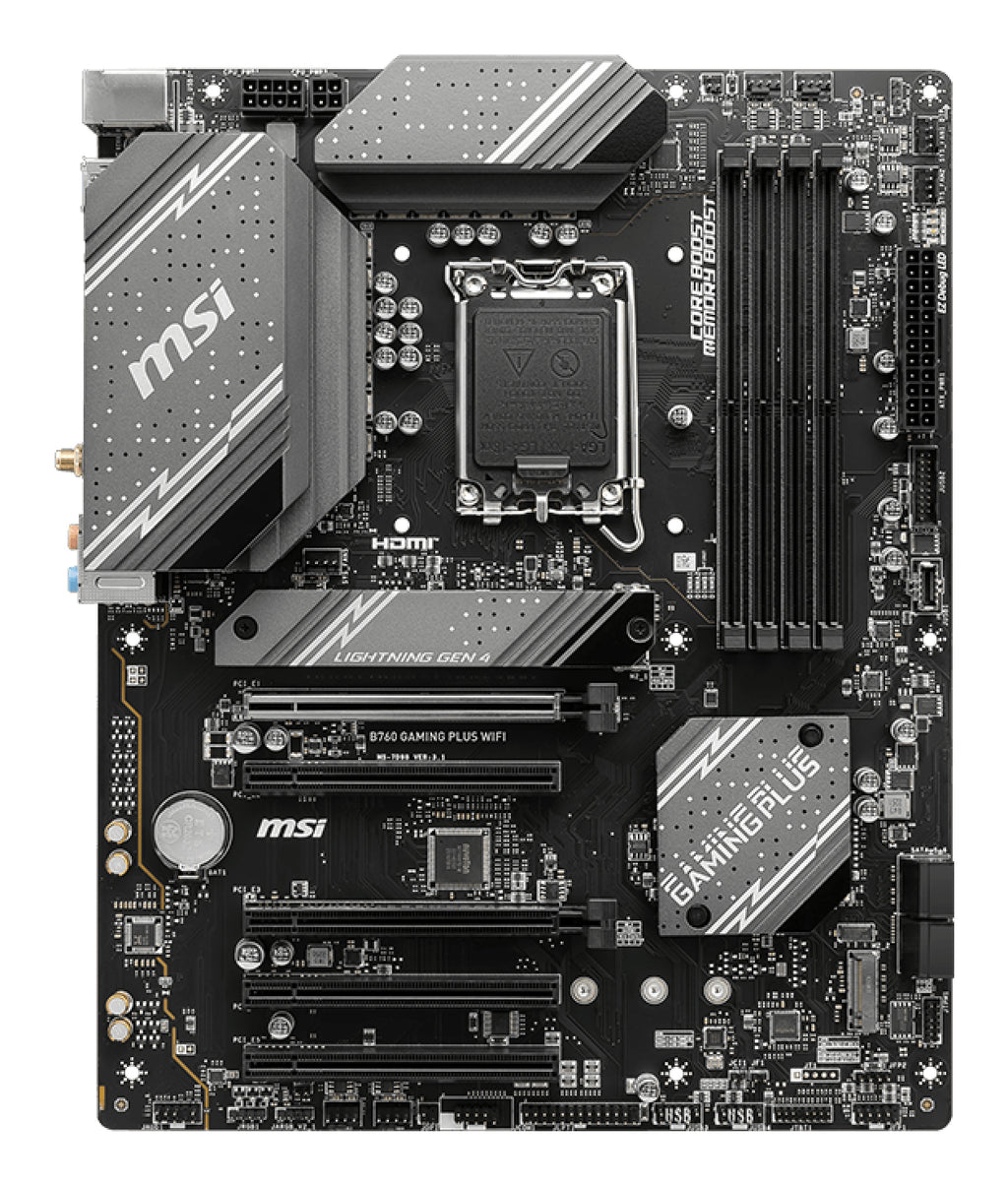 MSI B760 GAMING PLUS WIFI Carte Mère Intel B760 LGA 1700 ATX