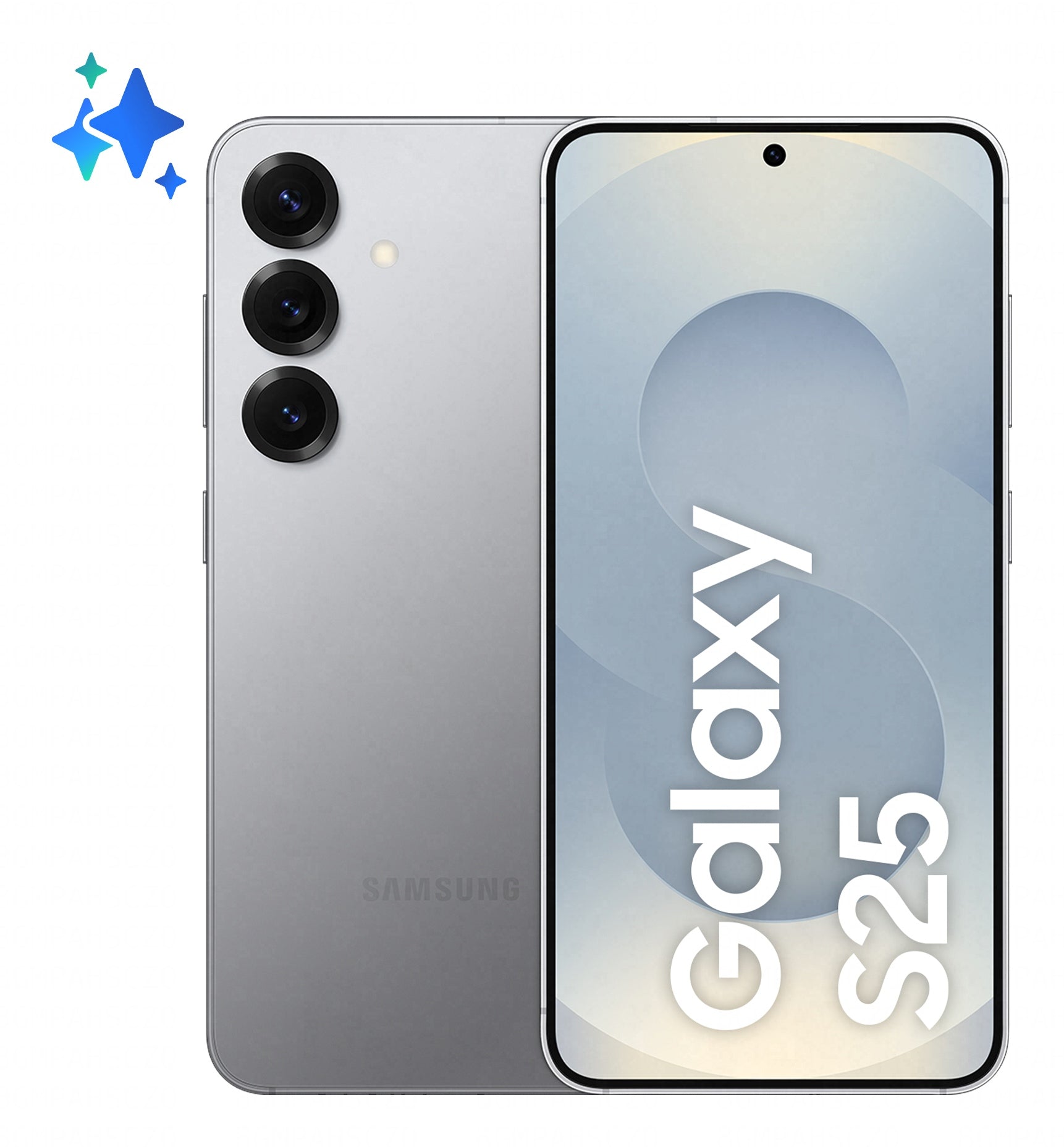 Samsung Samsung Galaxy S25 15,8 cm (6.2") Double SIM Android 15 5G USB Type-C 12 Go 256 Go 4000 mAh Argent