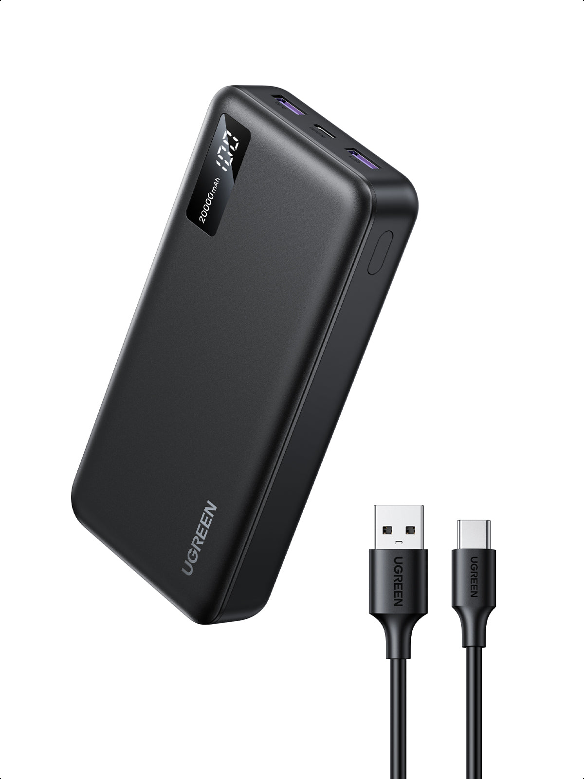 Ugreen 25683 banque d'alimentation électrique 20000 mAh Noir