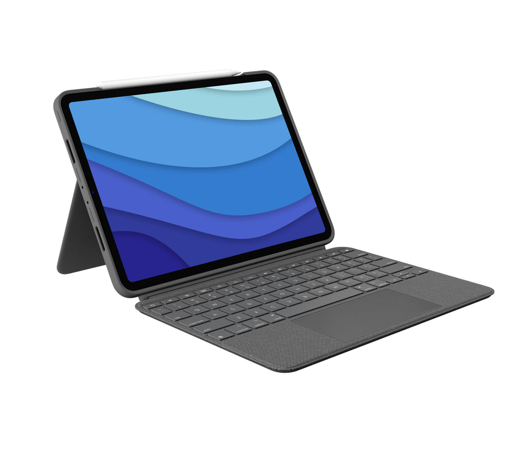 Logitech Combo Touch Clavier et Étui Folio, Filaire, Disposition Allemande
