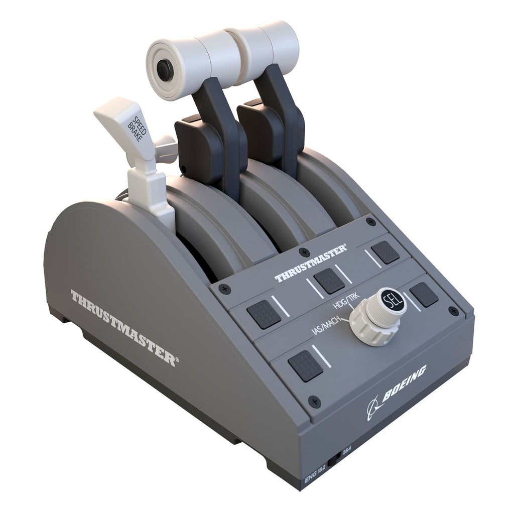 Thrustmaster TCA Quadrant Boeing Edition Gris USB pour PC, Xbox, Xbox One X, Xbox Series S